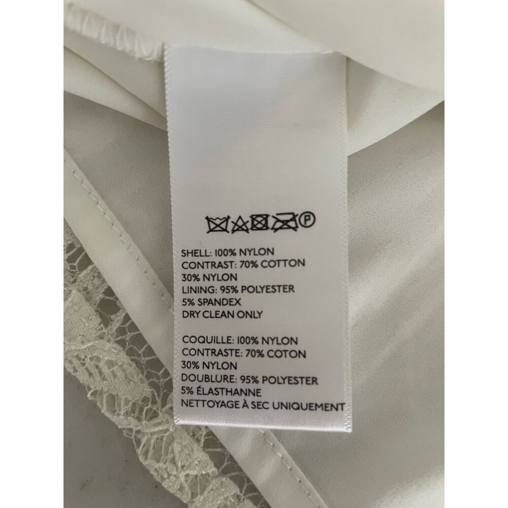 NWT Kimchi Blue Women’s Ivory Lace Sleeveless Open Back Dress size 6. - Picture 9 of 15